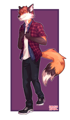 supermintexchange: Shaded fullbody character commission for denden21