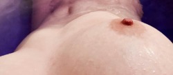 cupcake-princess18:  A weird close up of my boob while in my