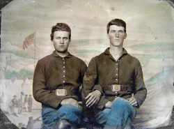 thenewloverofbeauty:Civil War Soldiers  (1860s)   Library of