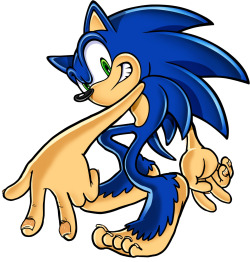 grownups2: mikeydoodles:  so I edited some official sonic art