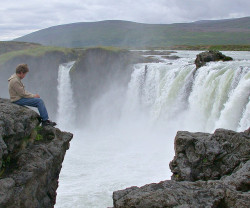 intothegreatunknown:  Contemplating at Gulfoss, Iceland