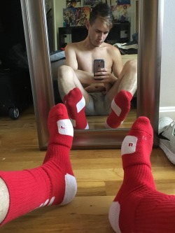 Sock Worshiping Dude