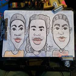 Doing caricatures at Dairy Delight! #art #artstix #drawing #caricatures