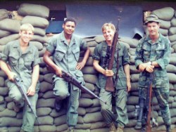 vietnamwarera:  tkohl:  Snipers…Vietnam war era at a guess…M14s