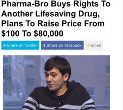 Someone just put a bullet in his head already. #pharmabro #streetjustice
