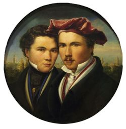 pipouch:   August Wilhelm Julius Ahlborn (1796-1857) : Autoportrait