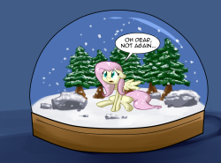 whatisapokemon:  Day 3 - Draw a pony in the snow/Draw a pony
