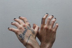 grimes-claireboucher:  not real Claire’s tattoos Photo :http://www.maximiliansuillerot.com/Photo