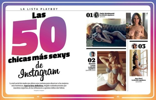 Playboy Mexico 2018 Abril (58 Fotos HQ) Playboy Mexico 2018 Abril. Las 50 chicas mas sexys de instagram. Karolina Ramirez desnuda, ella es otra de las Instagramers que nos roba el aliento y es la playmate de abril. La rusa Darina Nikitina es otra de las