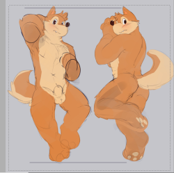 leosaeta:  I decided to start drawing a Wuffle body pillow which