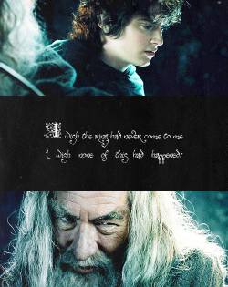 ladyintheattic:  lord of the rings meme: most powerful line↳