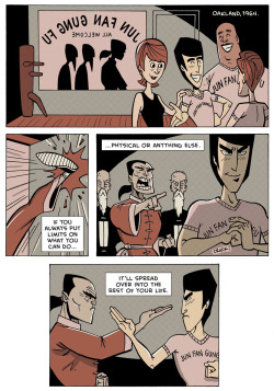 zenpencils:  BRUCE LEE: There are no limits. Depicting his now