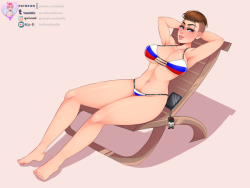 We hit 500 notes !! as promised, Fika Russian flag bikini ಥ⌣ಥ