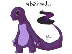 thatsplicingadventure:  mutisija:  starmander, starmeleon and