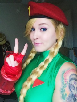 chelbunny:  Cammy cosplay done!! Kicking ass (and showing ass).Alternate
