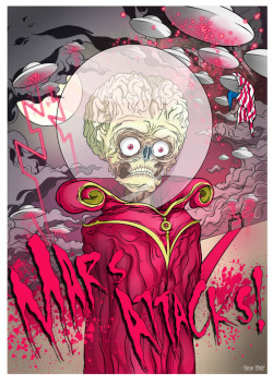 thepostermovement:  Mars Attacks by Jordan Debney