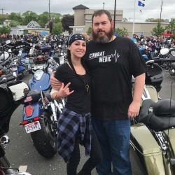 Had a great time at the Wounded Vet Motorcycle Run with Jen Viola