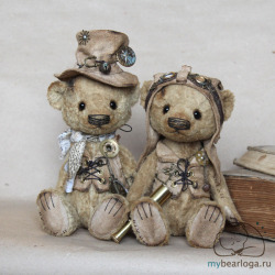 steampunktendencies:  Steampunk Teddy Bears By Elena Kamatskaya