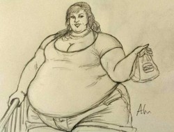 hamgasmicallyfat: ray-norr:   Take-out cutie.  Based off of ssbbwsabrina