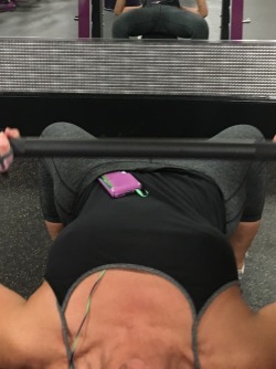 schotwife6:  Love to tease while working out, with no bra.  