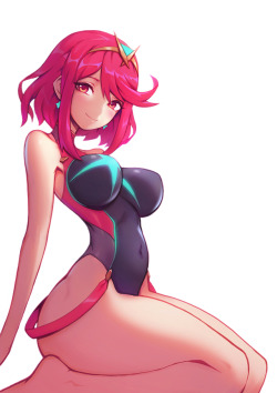 liyart:Pyra pinup. She was suggested and won the monthly poll