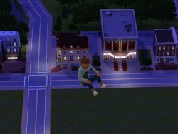 simsgonewrong:  Giant baby  Reminds of Zombies Ate My Neighbors