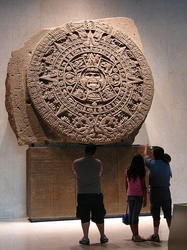 ancientorigins:Aztec Sun Stone from Aztec Empire dates 1512.