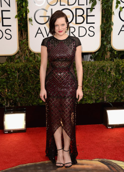  Elisabeth Moss || 71st Annual Golden Globe Awards on January