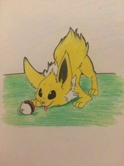 scruffy-scribbles:Zappyrabs! Jolteon is undeniably the best pokemon.