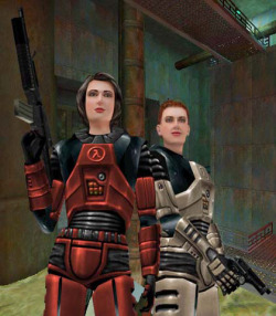 lesserknownwaifus:Gina Cross and Colette Green, Half-Life: Decay