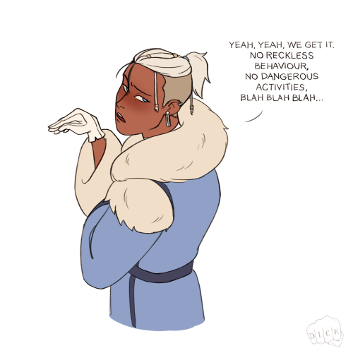 dickpuncherdraws:  @peachieflame‘s moon spirit sokka au lives