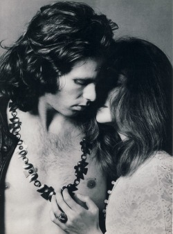 rockandboheme:  Jim Morrison and Pamela Courson (Dec 22, 1946-April