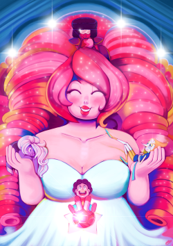 hayleymulch-art:  New Steven Universe print! Learned some new