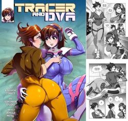 kiselrokcomics: Now available!! Tracer and Dva! 13 pages full
