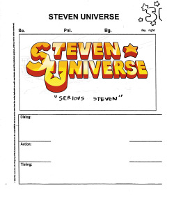 ianjq:  A never-before-seen Steven Universe storyboard from 2013!!!