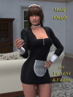 Maid Outfit For V4nspired by drawings from the 1950&rsquo;s and more modern recreations, this  Maid&rsquo;s Outfit will suit many purposes - Maid, Waitress, or Party Guest.  Or even a cruel tyrant for your own Gwendoline. Included items - Conforming Dress