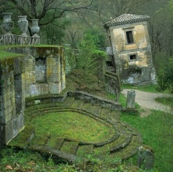 Parco dei Mostri (Park of Monsters) below the town of Bomarzo,