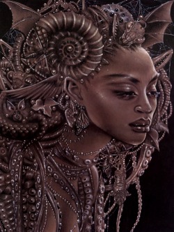 fyblackwomenart:  Fantasy art by Maxine Gadd