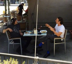 darylsdoll:  ennoia3:  Norman and Andrew having lunch together