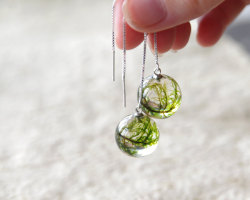 culturenlifestyle:  Adorable Handmade Jewelry with Real Plants