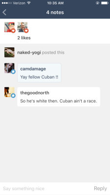 Cuban is Latinx/Hispanic and he is definitely not white, thanks