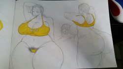 overlordzeon:  Here’s some more doodles of Wii Thick Trainer