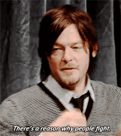 gifsandthangs-blog: Norman Reedus about Merle and Daryl Dixon.