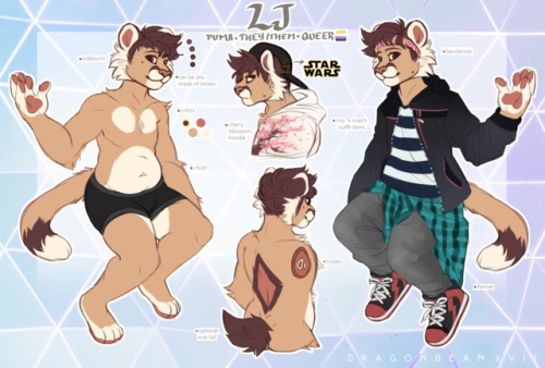 dragonbeanart: new reference for my fursona uvu i changed their design a bit but it’s essentially the same! Art & character   © me (dragonbean) 