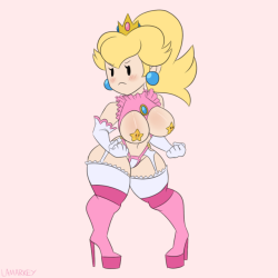 lamarkey: a paper peach based on crisisbeat’s peach outfit!