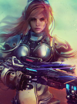 cyberclays:  NOVA - STARCRAFT II Wallpaper Fan Art by Eddy-Shinjuku