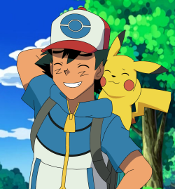 mezasepkmnmaster:  Ash and Pikachu in Unova, with the former