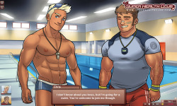 #DongSaeng #bara #yaoi #gaymer superhealthclub:  Hi guys,Hereâ€™s a in-game screenshot of our latest game built.As you can see weâ€™ve progressed a lot since we last showed in-game images but itâ€™s still not the final art. We also want address a question