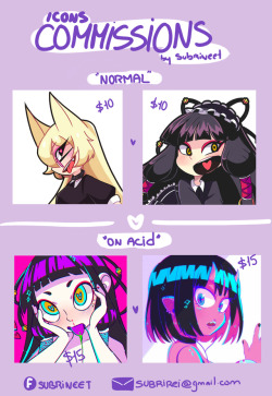 subrineet:Icon commissions [OPEN]If you are interested, write