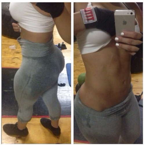 allthickwomen:  Gizflyerthanu   Ohhh tht shit is hot. …..women who ain’t scared of the gym is wasup…..#allday